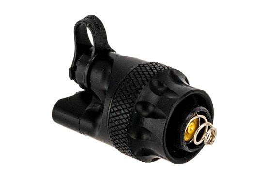 SureFire Scout Light Dual Switch Tailcap fits most SureFire scout lights and remote tape switches. Black anodized finish